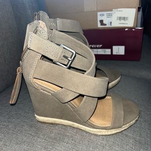 New Strappy wedges